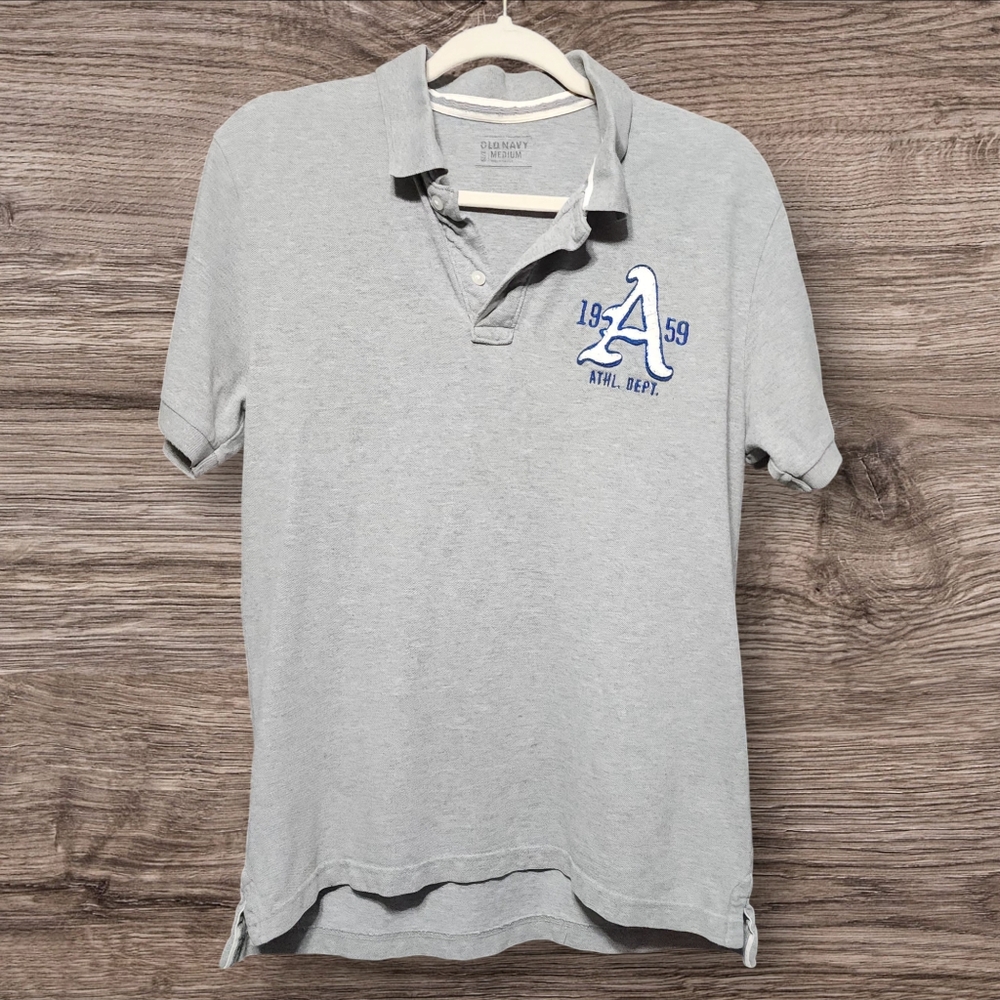 Old Navy Gray Collar Shirt